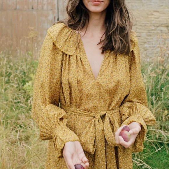 Doen Rory dress midi long sleeve Sz XL - Picture 2 of 6